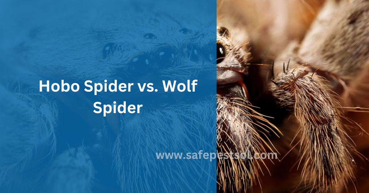 Hobo Spider vs. Wolf Spider