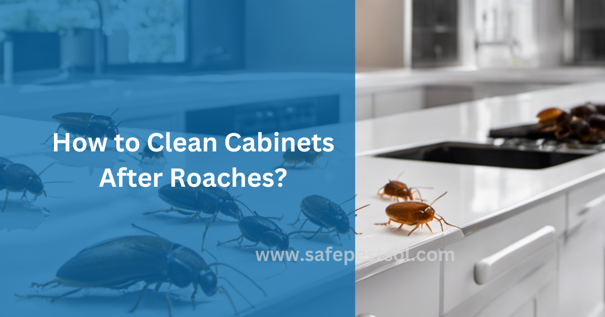 How to Clean Cabinets After Roaches