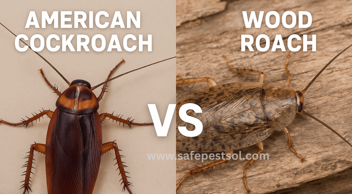 American Cockroach vs Wood Roach