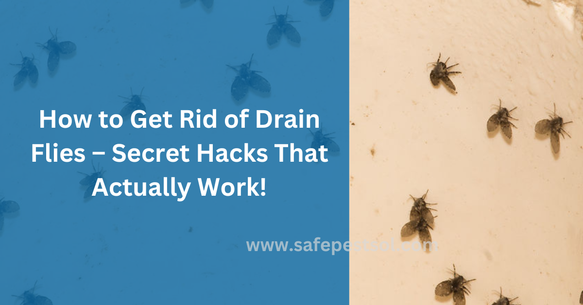 How to Get Rid of Drain Flies – Secret Hacks That Actually Work!